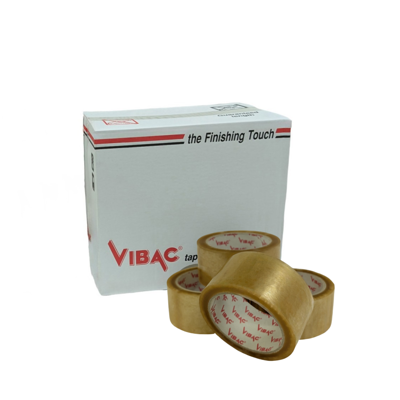 6 x Vibac 500 Solvent Clear Tape 48mm x 66M 28 Micron